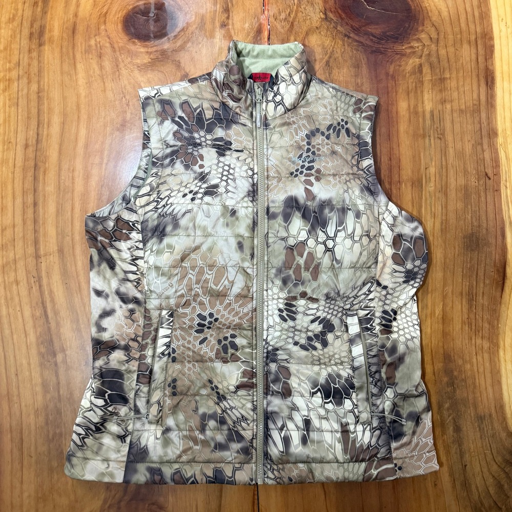 Kryptek Women's Jacket XL Vest Highlander Camo Lightweight Puffer Coat M3-18